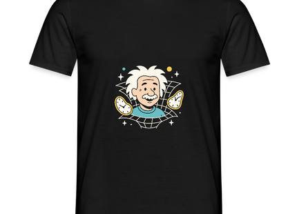 Physics — It’s All Relative – Einsteins Humor zum Anziehen - Männer T-Shirt - Schwarz