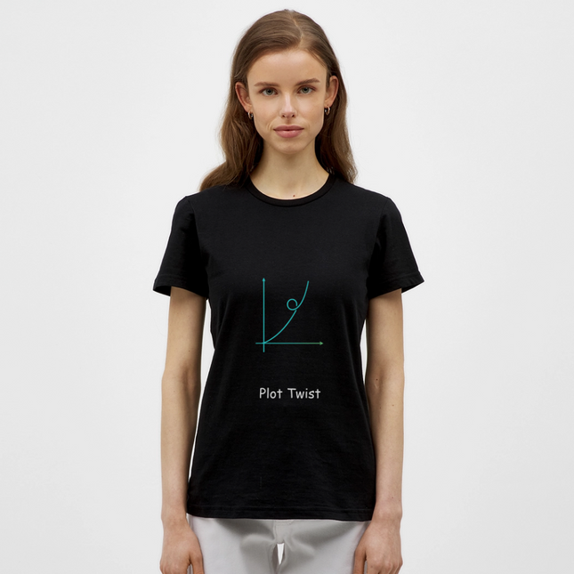 Plot Twist - Frauen T-Shirt - Schwarz