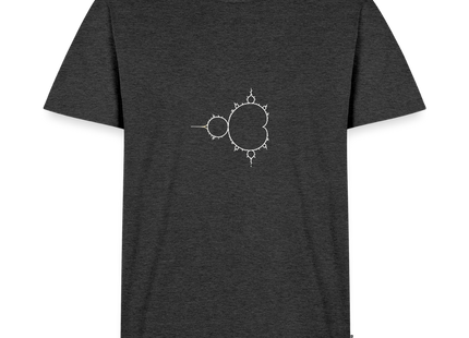 Beautiful Chaos – Mandelbrot Set - Männer T-Shirt - Anthrazit meliert