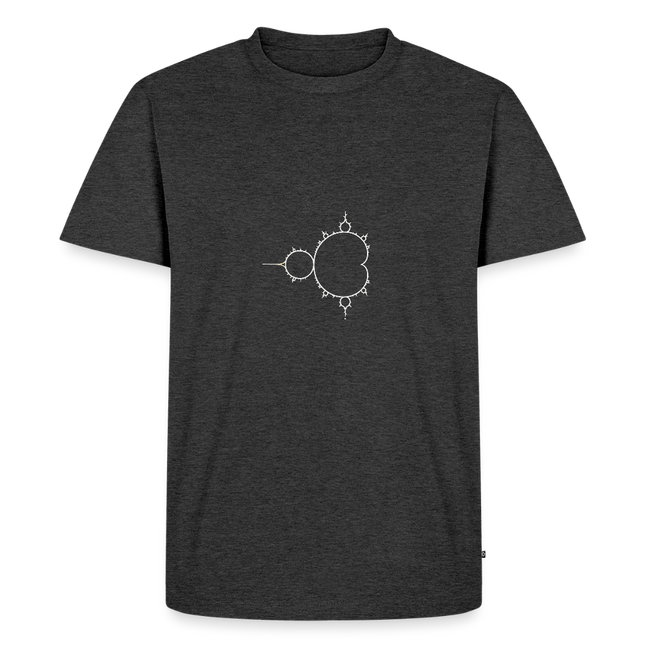 Beautiful Chaos – Mandelbrot Set - Männer T-Shirt - Anthrazit meliert