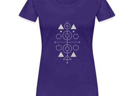Symmetry is Everything - Frauen Premium T-Shirt - Lila