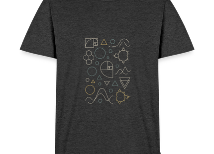 I See Patterns – Männer T-Shirt - Anthrazit meliert