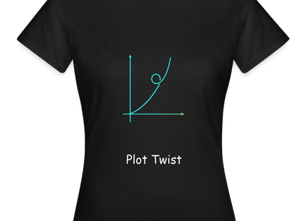 Plot Twist - Frauen T-Shirt - Schwarz