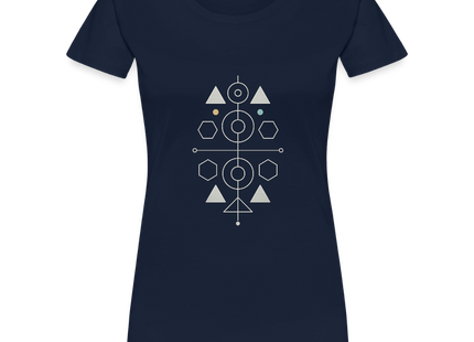 Symmetry is Everything - Frauen Premium T-Shirt - Navy