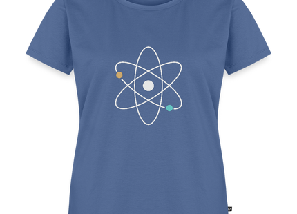 Atom Geometry – Die Ästhetik der kleinsten Bausteine - Frauen T-Shirt - Taubenblau