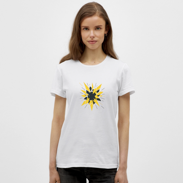 Radioactive Fragmentation – Ordnung im Zerfall - Frauen T-Shirt - Weiß