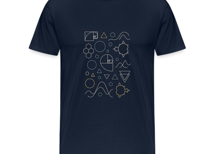 🎨 I See Patterns – Männer Premium T-Shirt - Navy