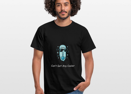 Absolute Zero — Can’t Get Any Cooler - Männer T-Shirt - Schwarz