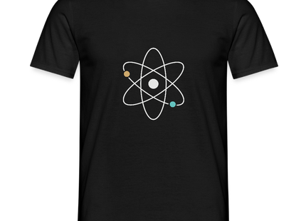 Atom Geometry – Die Ästhetik der kleinsten Bausteine - Männer T-Shirt - Schwarz