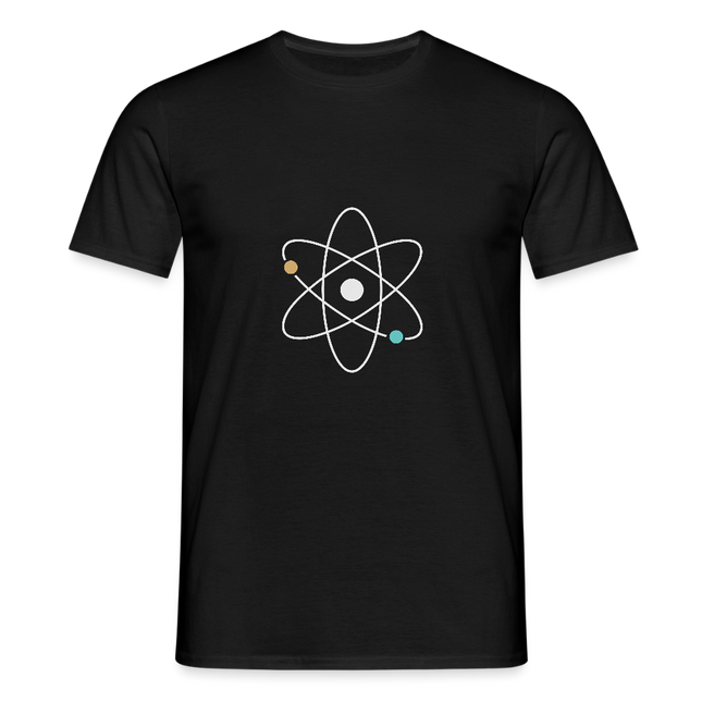 Atom Geometry – Die Ästhetik der kleinsten Bausteine - Männer T-Shirt - Schwarz