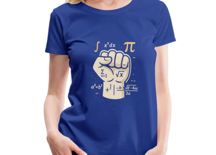 Mathe statt Faust - Frauen Premium T-Shirt - Königsblau
