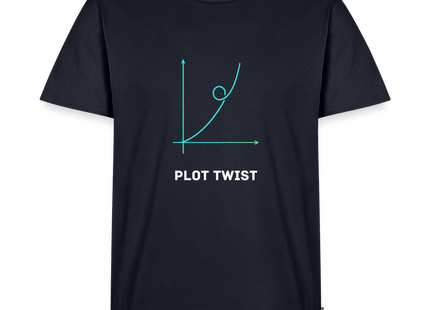 Plot Twist - Männer T-Shirt - Navy