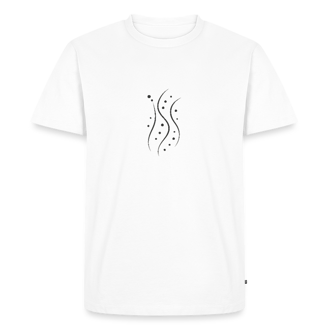 Valence Flow – Die Dynamik der Bindung - Männer T-Shirt - Weiß