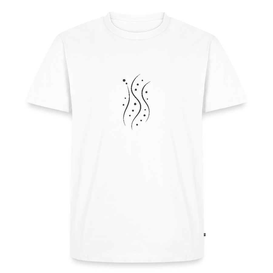 Valence Flow – Die Dynamik der Bindung - Männer T-Shirt - Weiß