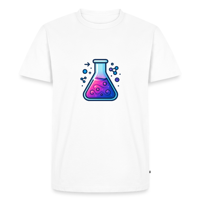 This is a solution – Chemie kann so einfach sein - Männer T-Shirt - Weiß