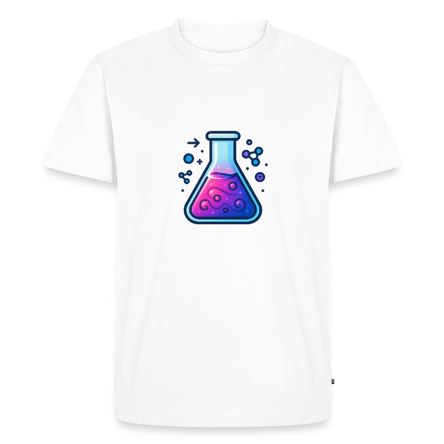 This is a solution – Chemie kann so einfach sein - Männer T-Shirt - Weiß