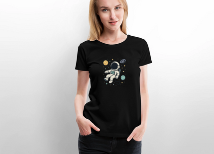 I Need Some Space – Physik trifft Weltraumhumor - Frauen T-Shirt - Schwarz