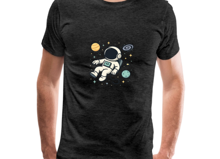 I Need Some Space – Physik trifft Weltraumhumor - Männer Premium T-Shirt - Anthrazit