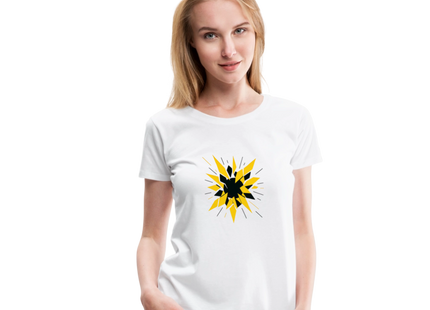 Radioactive Fragmentation – Ordnung im Zerfall - Frauen Premium T-Shirt - Weiß