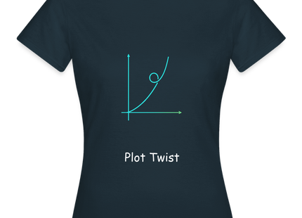 Plot Twist - Frauen T-Shirt - Navy