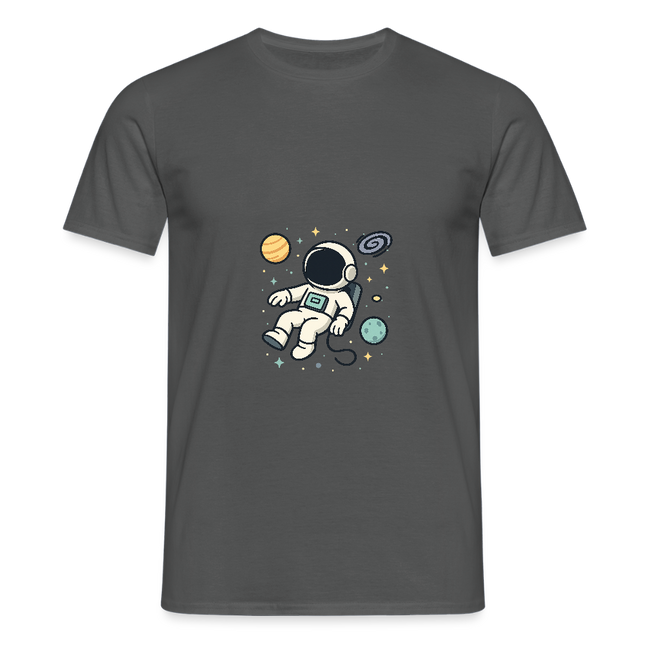 I Need Some Space – Physik trifft Weltraumhumor - Männer T-Shirt - Anthrazit