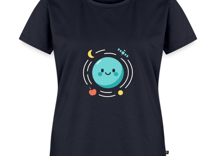 I’m Attractive (Gravitationally) – Physik-Flirt auf Nerd-Art - Frauen T-Shirt - Navy