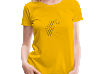 Entropy Drift – Ordnung, die entgleitet - Frauen Premium T-Shirt - Sonnengelb