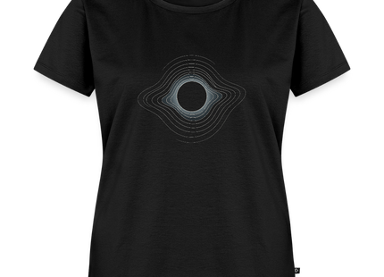 Event Horizon Minimal – Das perfekte Schwarzloch in stilvoller Form - Frauen T-Shirt - Schwarz
