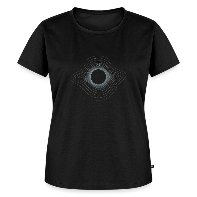 Event Horizon Minimal – Das perfekte Schwarzloch in stilvoller Form - Frauen T-Shirt - Schwarz