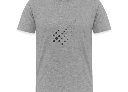 Diffusion Geometry – Die stille Bewegung der Materie - Männer T-Shirt - Grau meliert