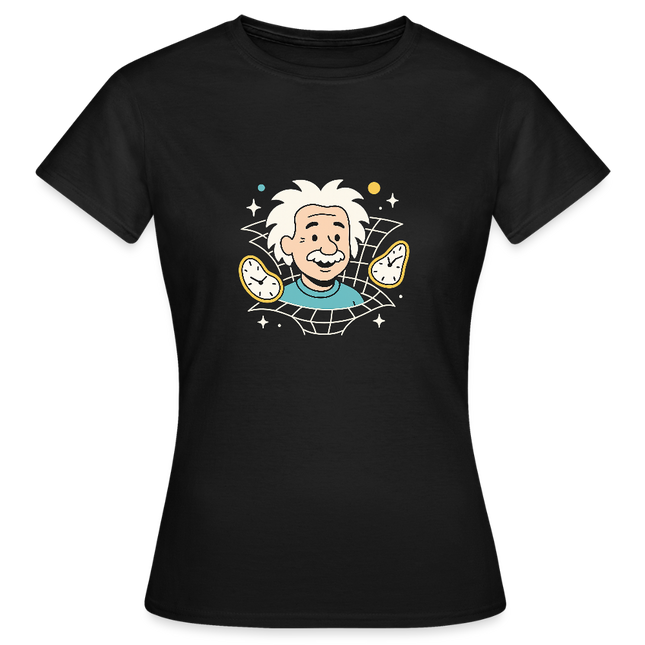 Physics — It’s All Relative – Einsteins Humor zum Anziehen - Frauen T-Shirt - Schwarz