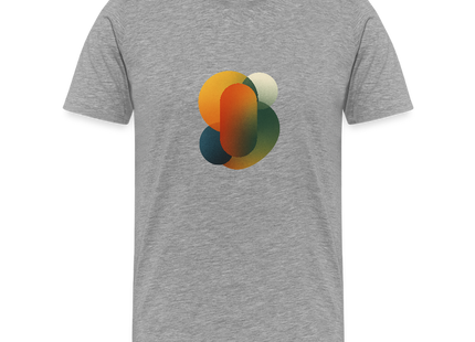 Color of Chemistry – Die Pigmente der Wissenschaft - Männer T-Shirt - Grau meliert