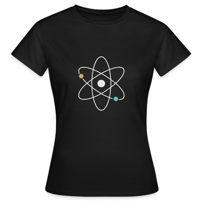Atom Geometry – Die Ästhetik der kleinsten Bausteine - Frauen T-Shirt - Schwarz