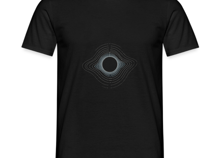 Event Horizon Minimal – Das perfekte Schwarzloch in stilvoller Form - Männer T-Shirt - Schwarz