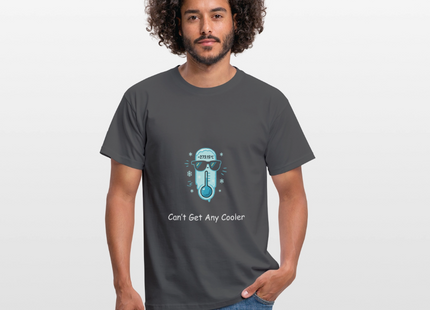 Absolute Zero — Can’t Get Any Cooler - Männer T-Shirt - Anthrazit