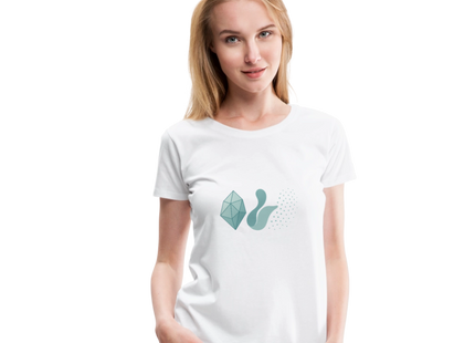 Phase Transition – Zwischen Ordnung und Wandel - Frauen Premium T-Shirt - Weiß