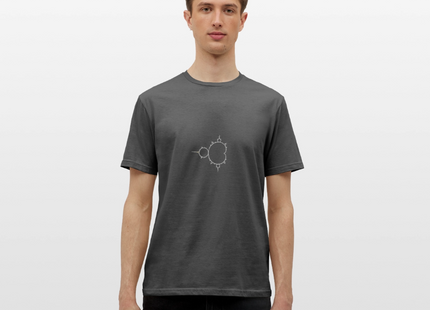 Beautiful Chaos – Mandelbrot Set - Männer T-Shirt - Anthrazit