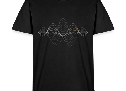 Superposition Flow – Die Ästhetik der Quantenüberlagerung - Männer T-Shirt - Schwarz