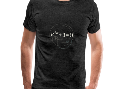 Euler’s Beauty – Die schönste Formel der Mathematik - Männer Premium T-Shirt - Anthrazit