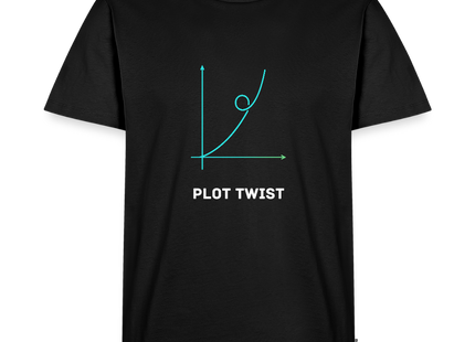 Plot Twist - Männer T-Shirt - Schwarz