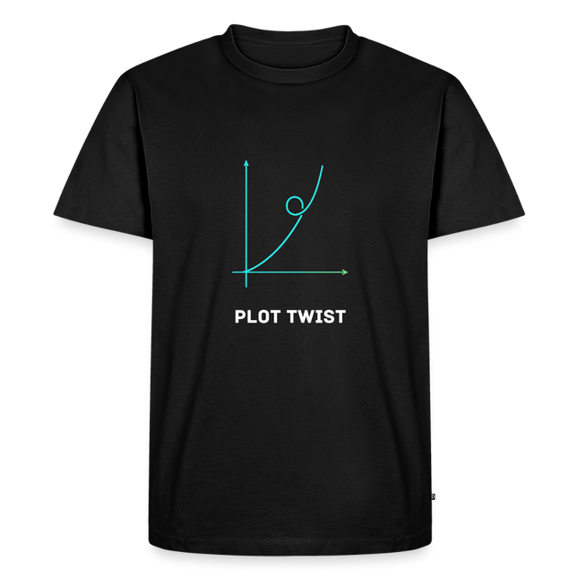Plot Twist - Männer T-Shirt - Schwarz