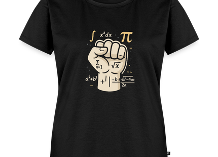 Mathe statt Faust - Frauen T-Shirt - Schwarz