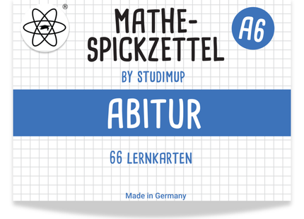 Mathe Spickzettel A6 Pro: Lernkarten für das Abitur - Lernmarktplatz