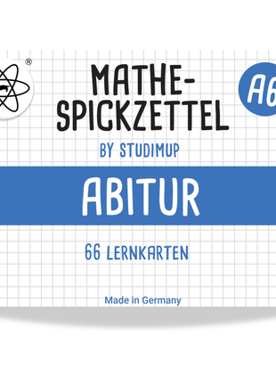 Mathe Spickzettel A6 Pro: Lernkarten für das Abitur