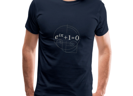 Euler’s Beauty – Die schönste Formel der Mathematik - Männer Premium T-Shirt - Navy