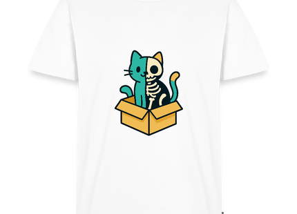 Schrödinger's Katze - Männer T-Shirt - Weiß