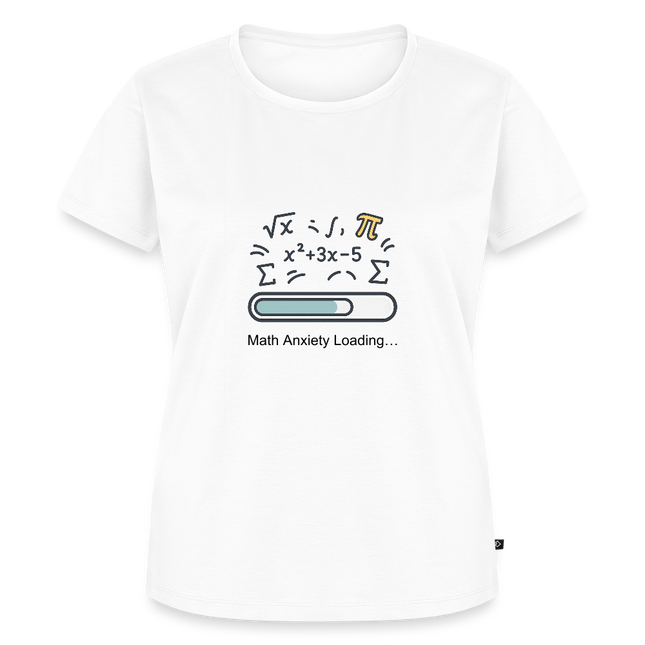 Math Anxiety Loading… - Frauen T-Shirt - Weiß