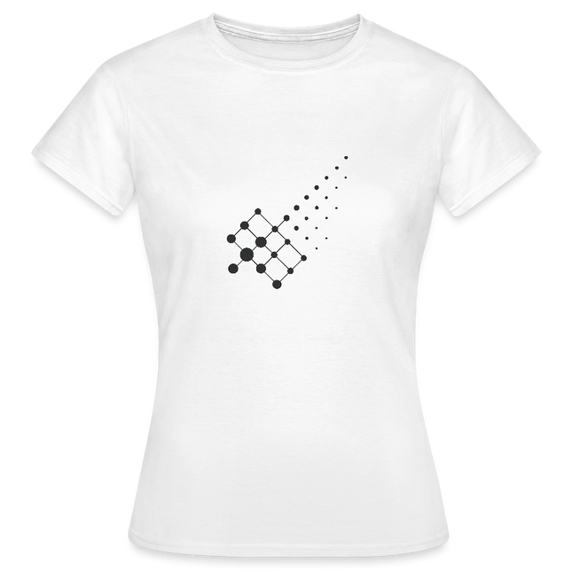 Diffusion Geometry – Die stille Bewegung der Materie - Frauen T-Shirt - Weiß