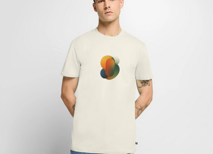 Color of Chemistry – Die Pigmente der Wissenschaft - Männer T-Shirt - Naturweiß