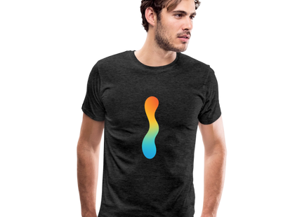pH Gradient – Farbe als chemische Wahrheit - Männer Premium T-Shirt - Anthrazit